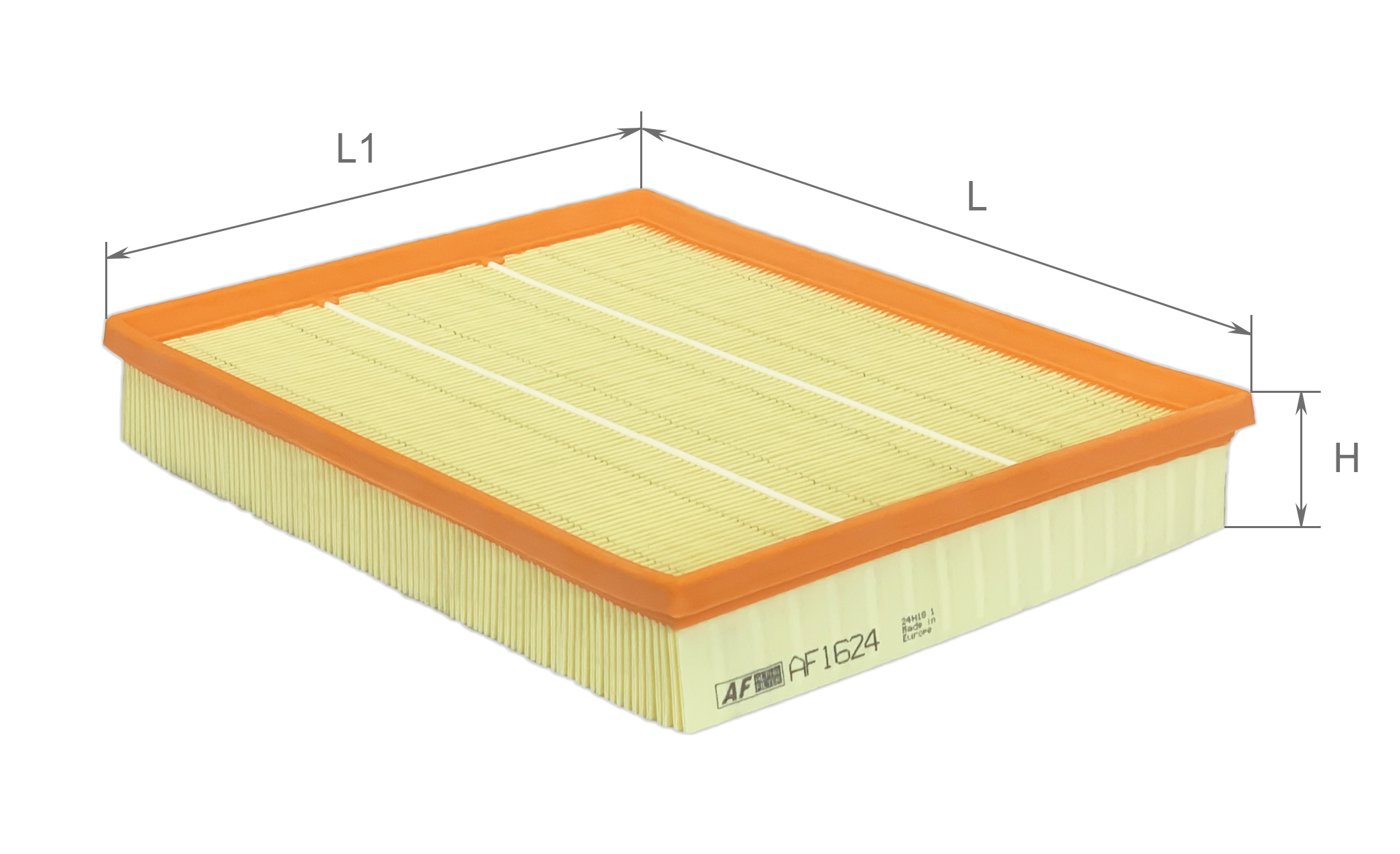 Елемент фільтруючий повітряний, модель AF1624, ТМ 