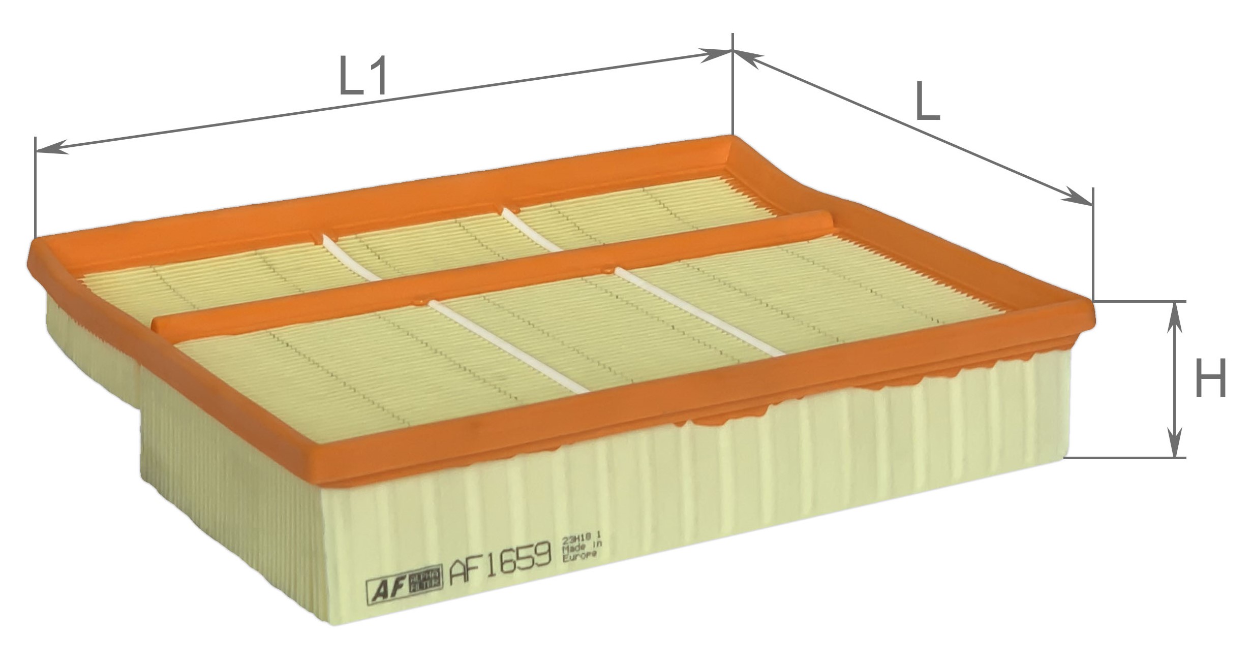 Елемент фільтруючий повітряний, модель AF1659, ТМ