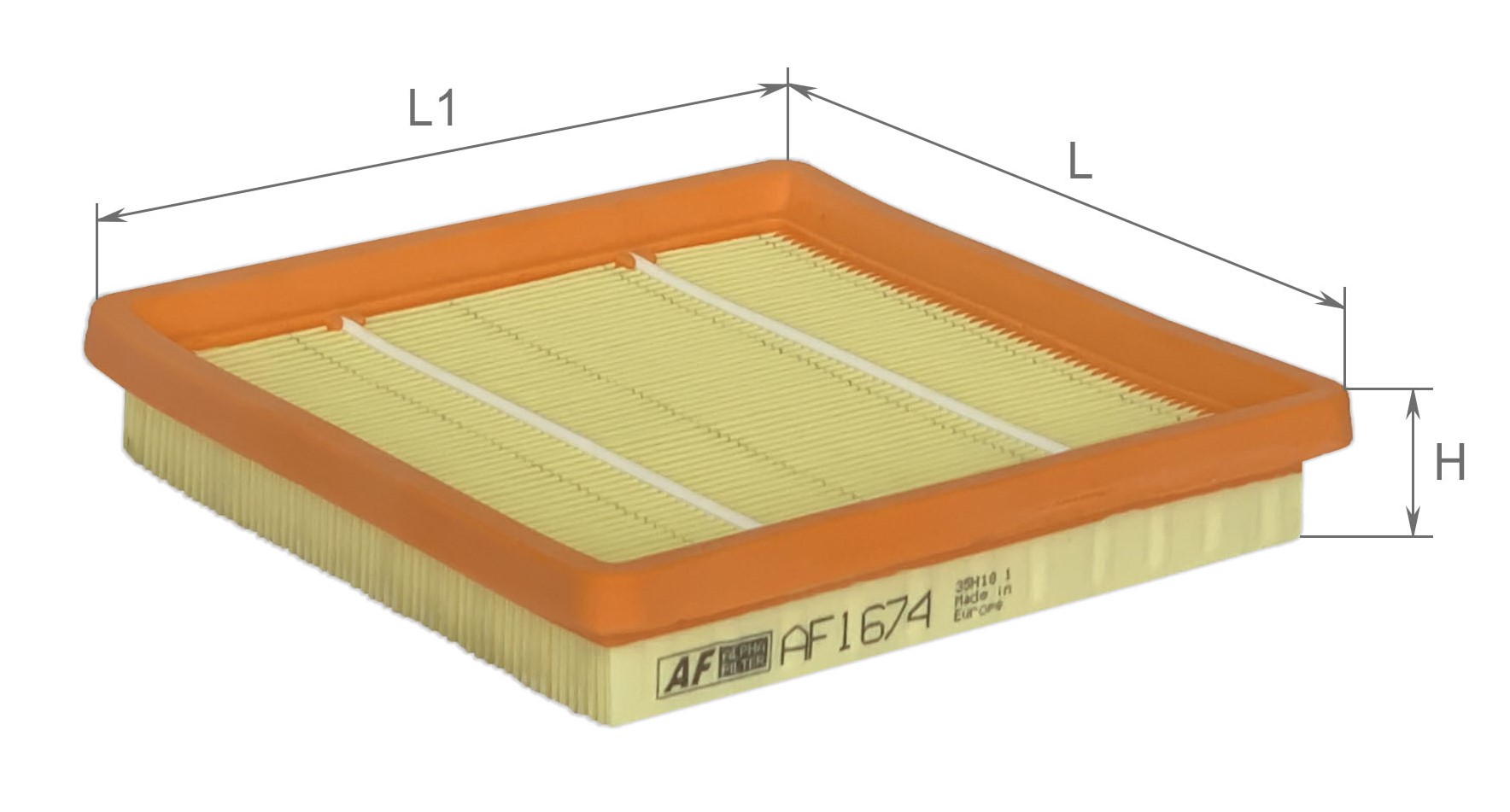 Елемент фільтруючий повітряний, модель AF1674, ТМ 