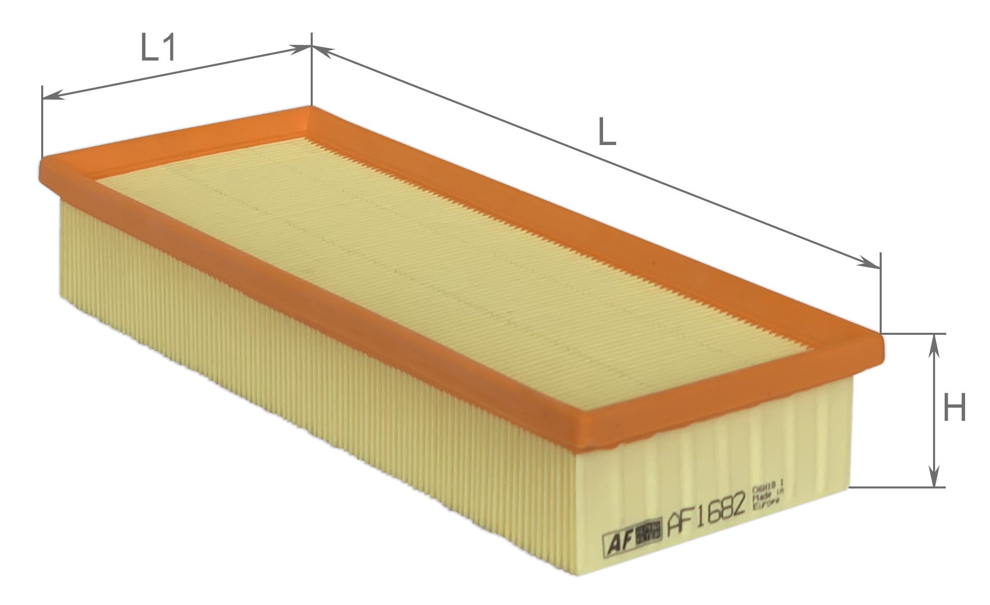 Фільтр повітряний, модель AF1682, ТМ 