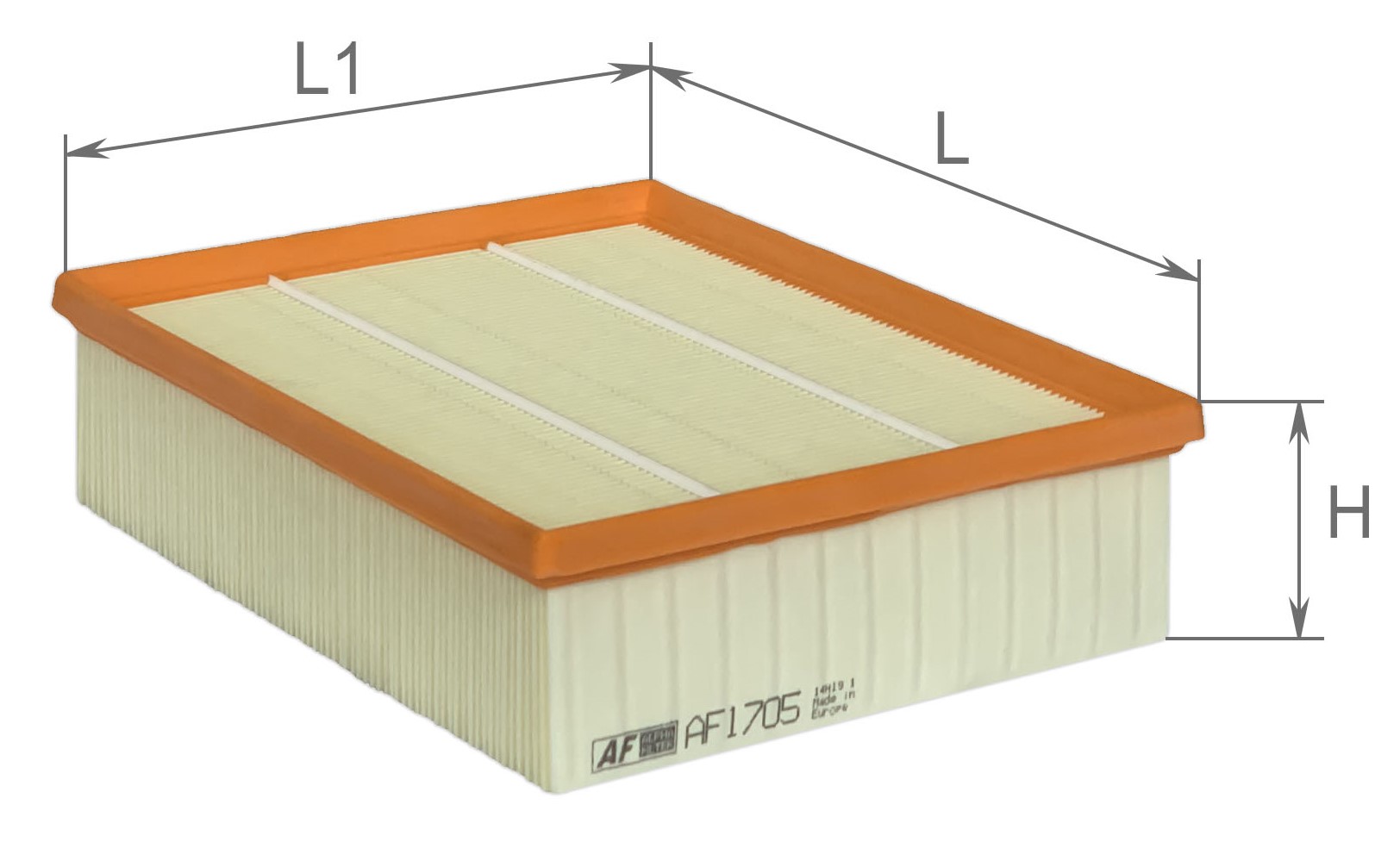 Елемент фільтруючий повітряний, модель AF1705, ТМ 