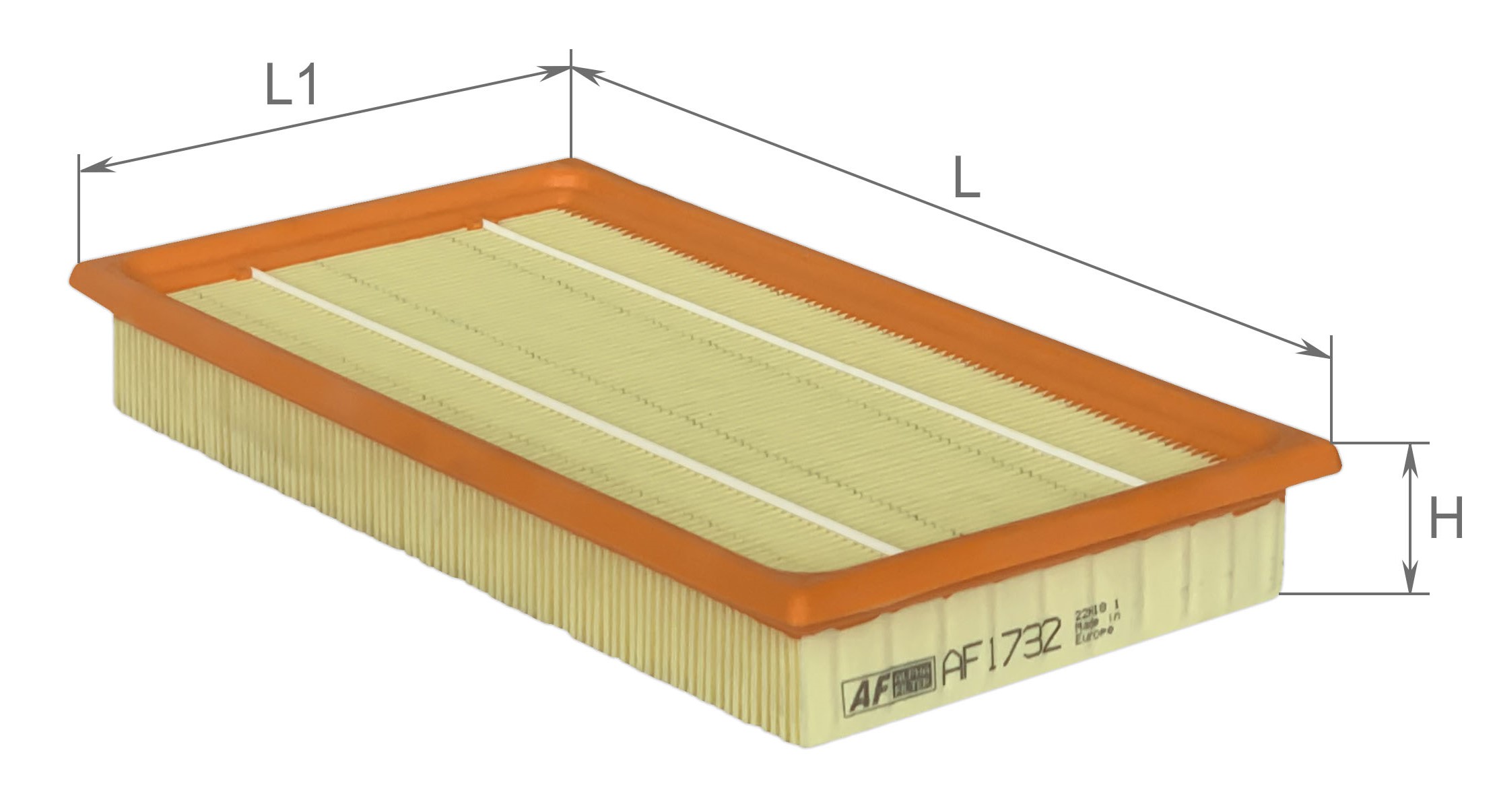 Елемент фільтруючий повітряний, модель AF1732, ТМ