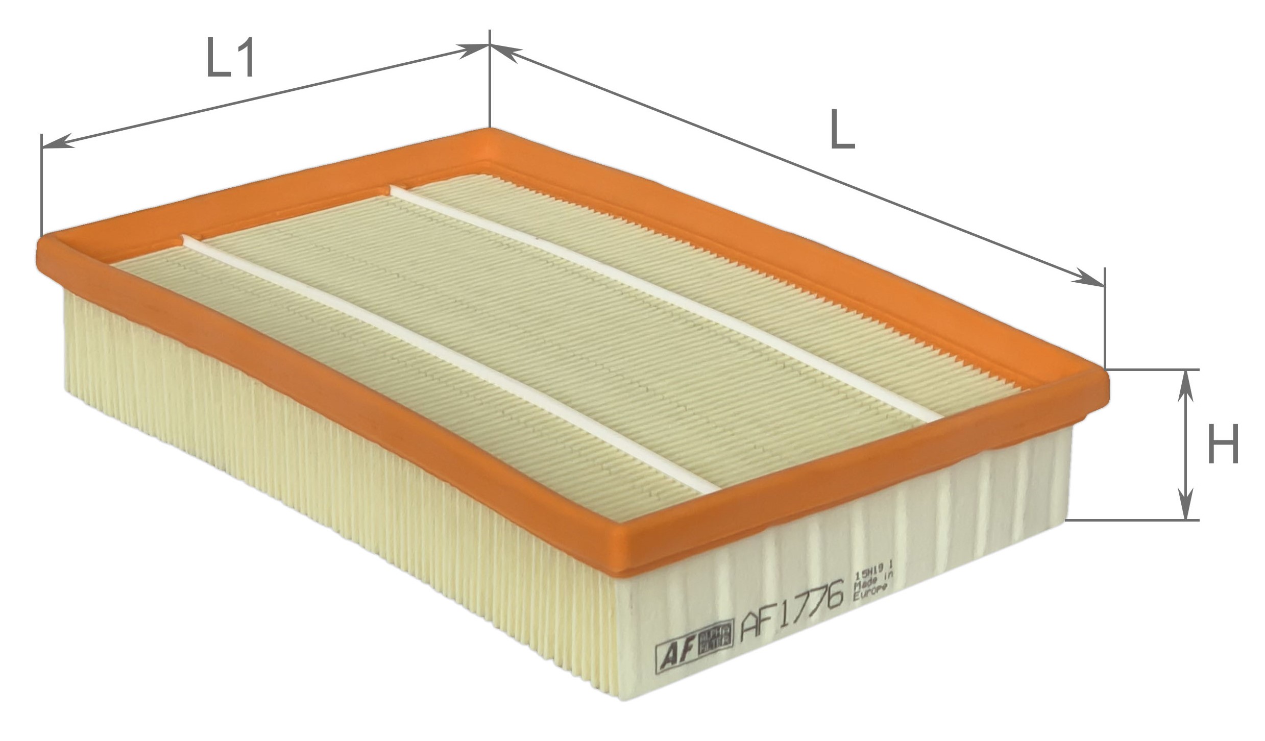 Елемент фільтруючий повітряний, модель AF1776, ТМ 