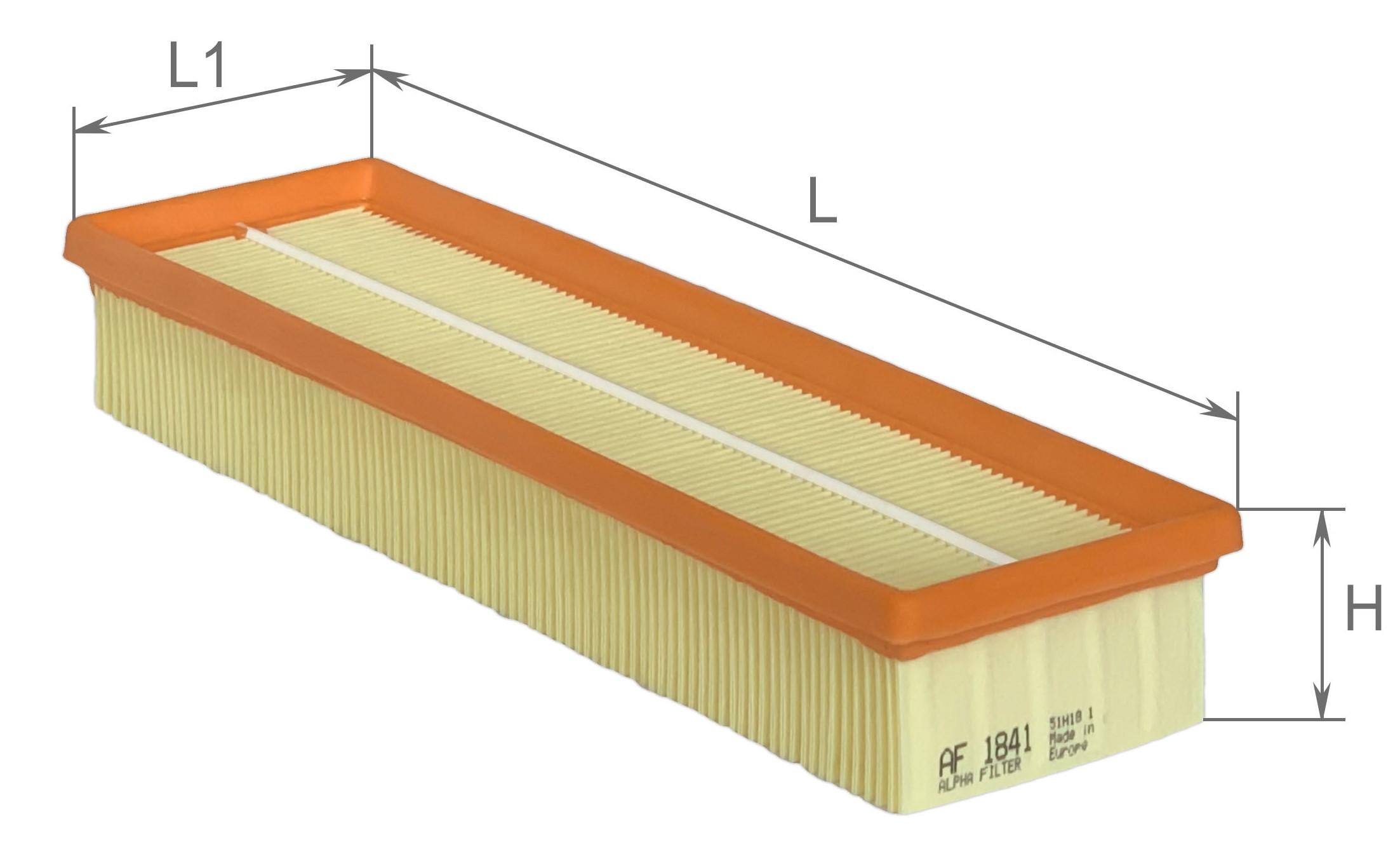 Елемент фільтруючий повітряний, модель AF1841, ТМ 