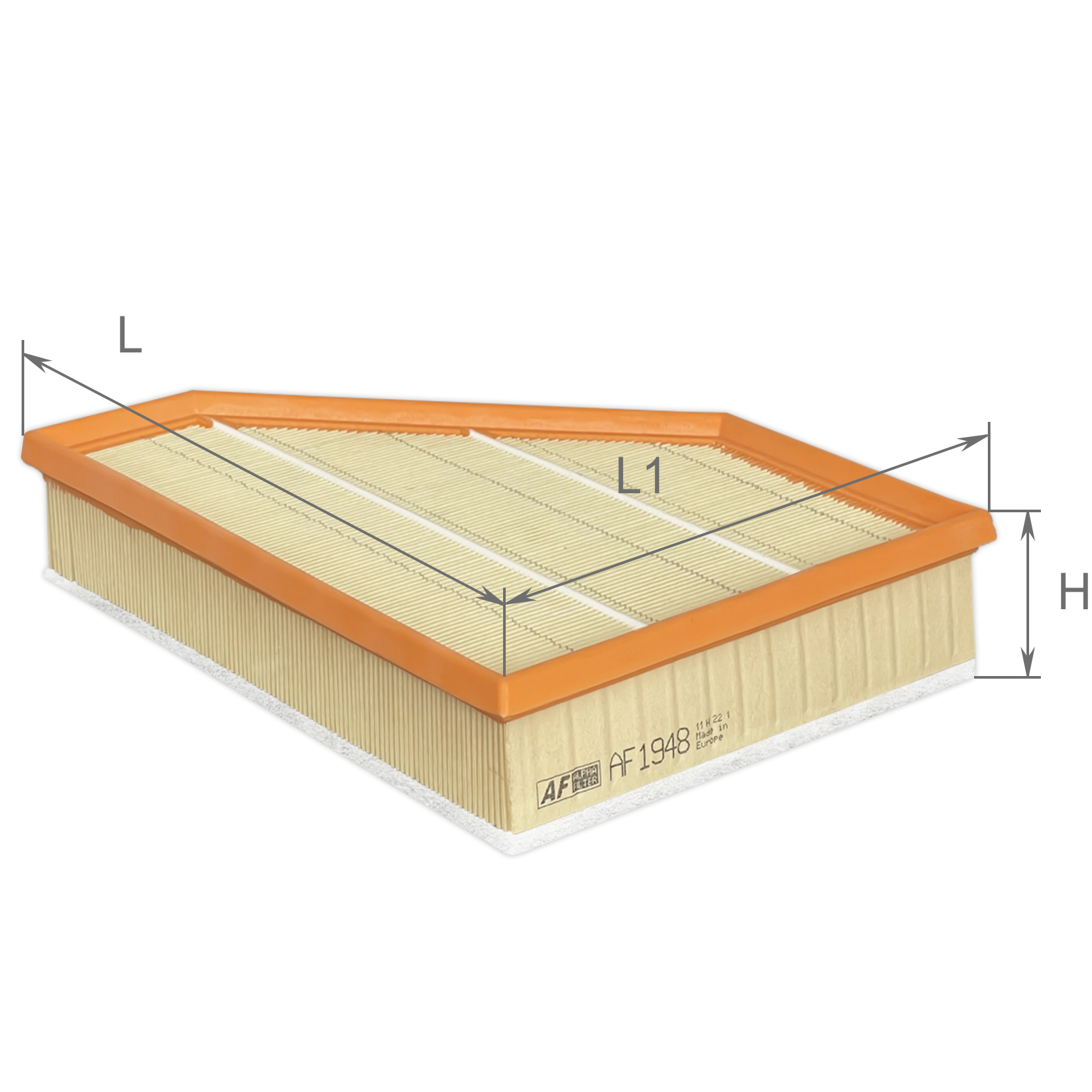 Елемент фільтруючий повітряний, модель AF1948 ТМ