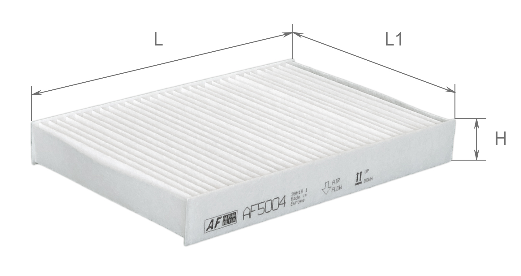 Елемент фільтруючий повітряний салону, модель AF5004, ТМ 