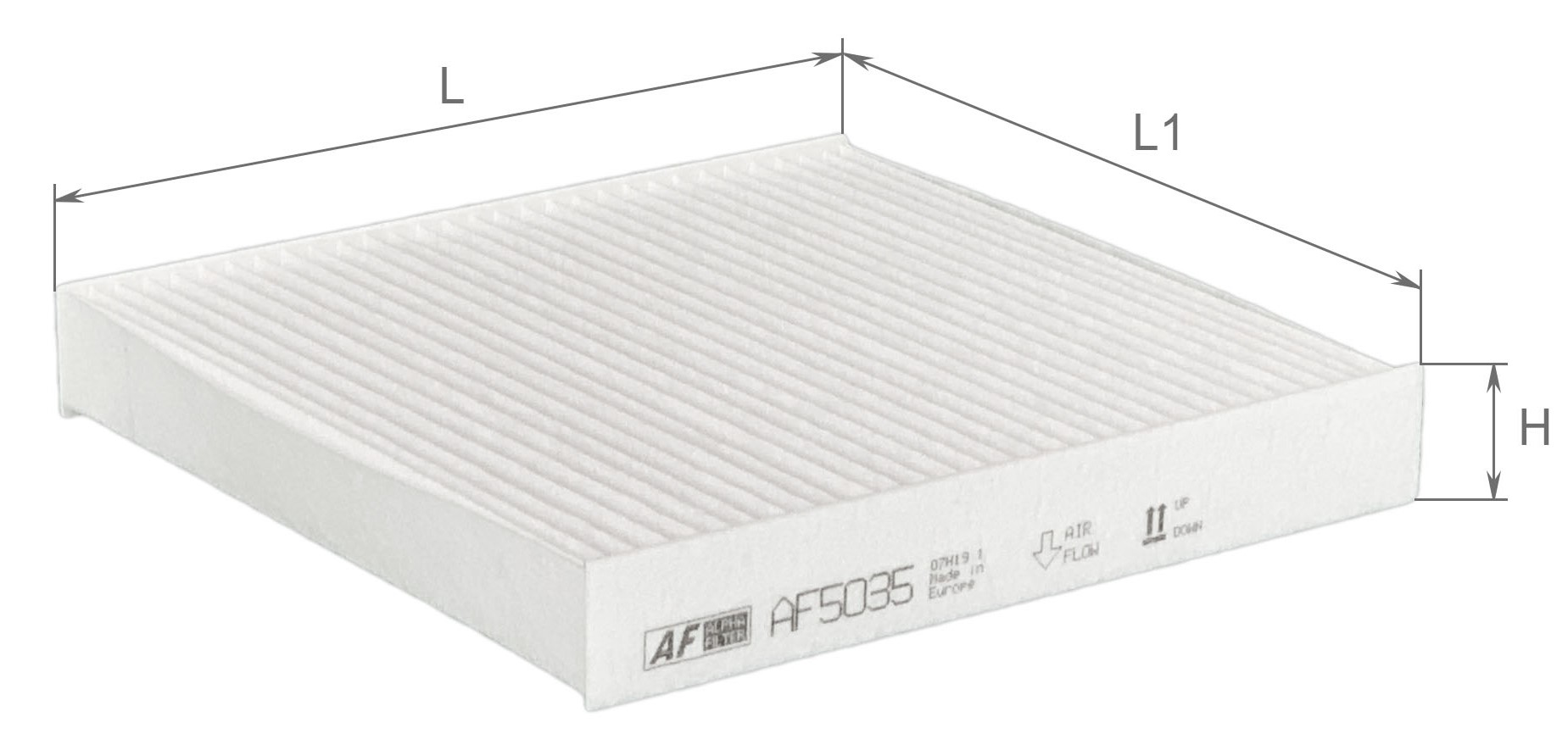Елемент фільтруючий повітряний салону, модель AF5035, ТМ 