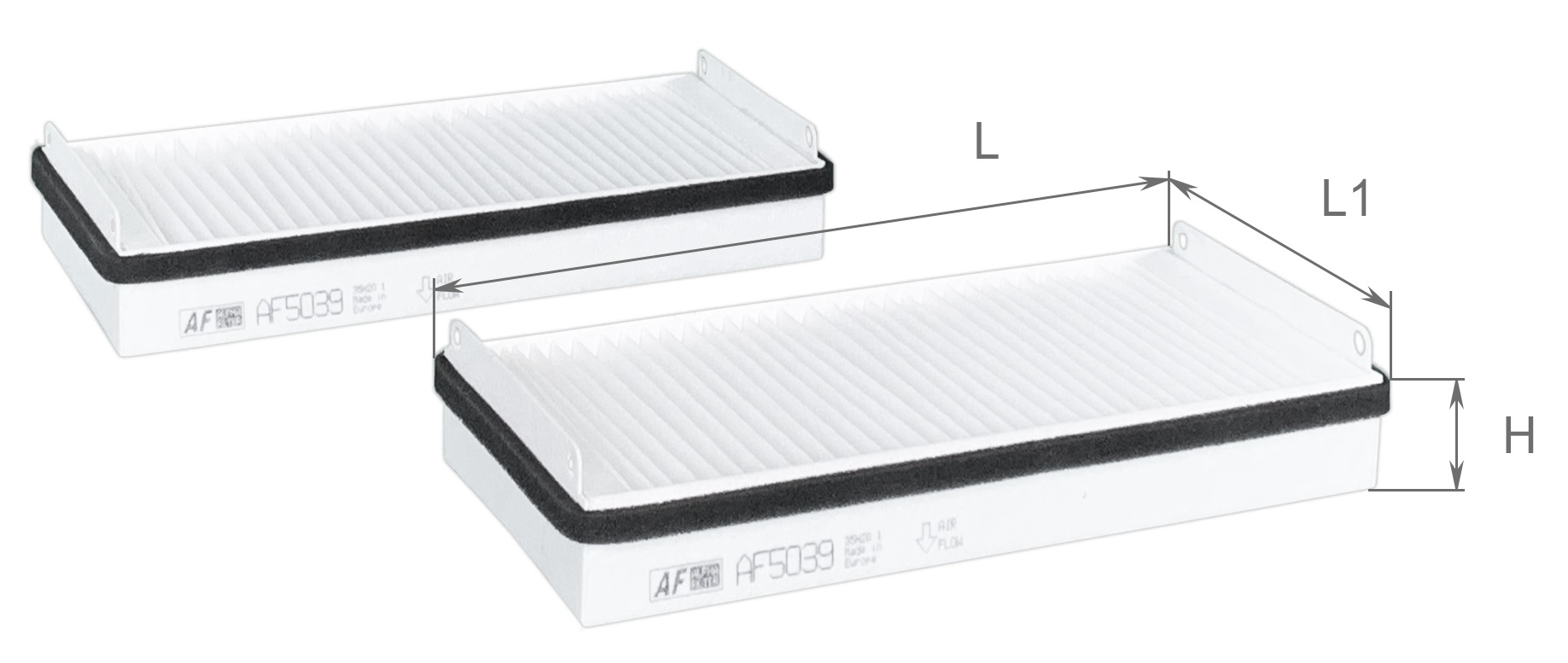 Елемент фільтруючий повітряний салону, модель AF5039 ТМ