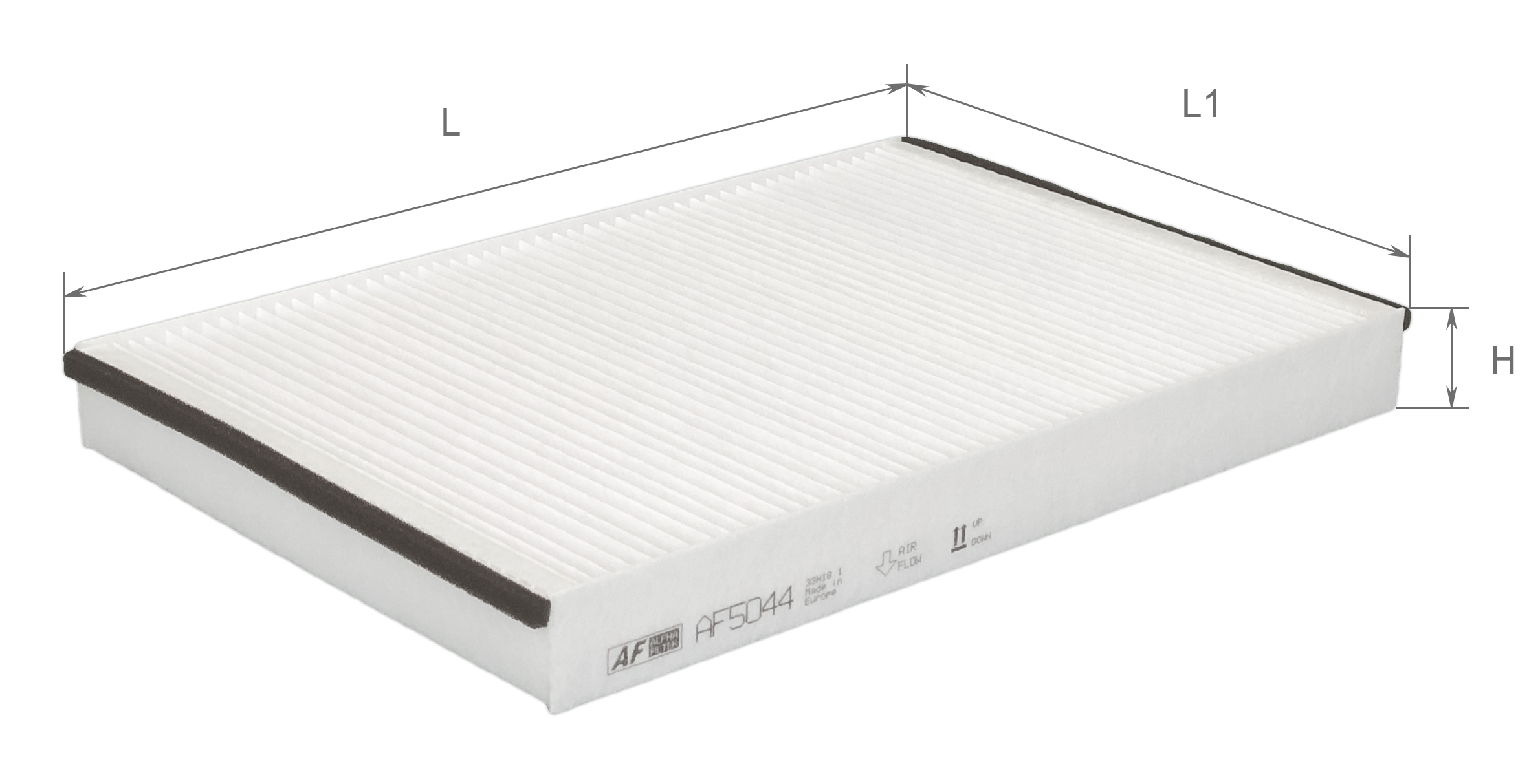 Елемент фільтруючий повітряний салону, модель AF5044, ТМ