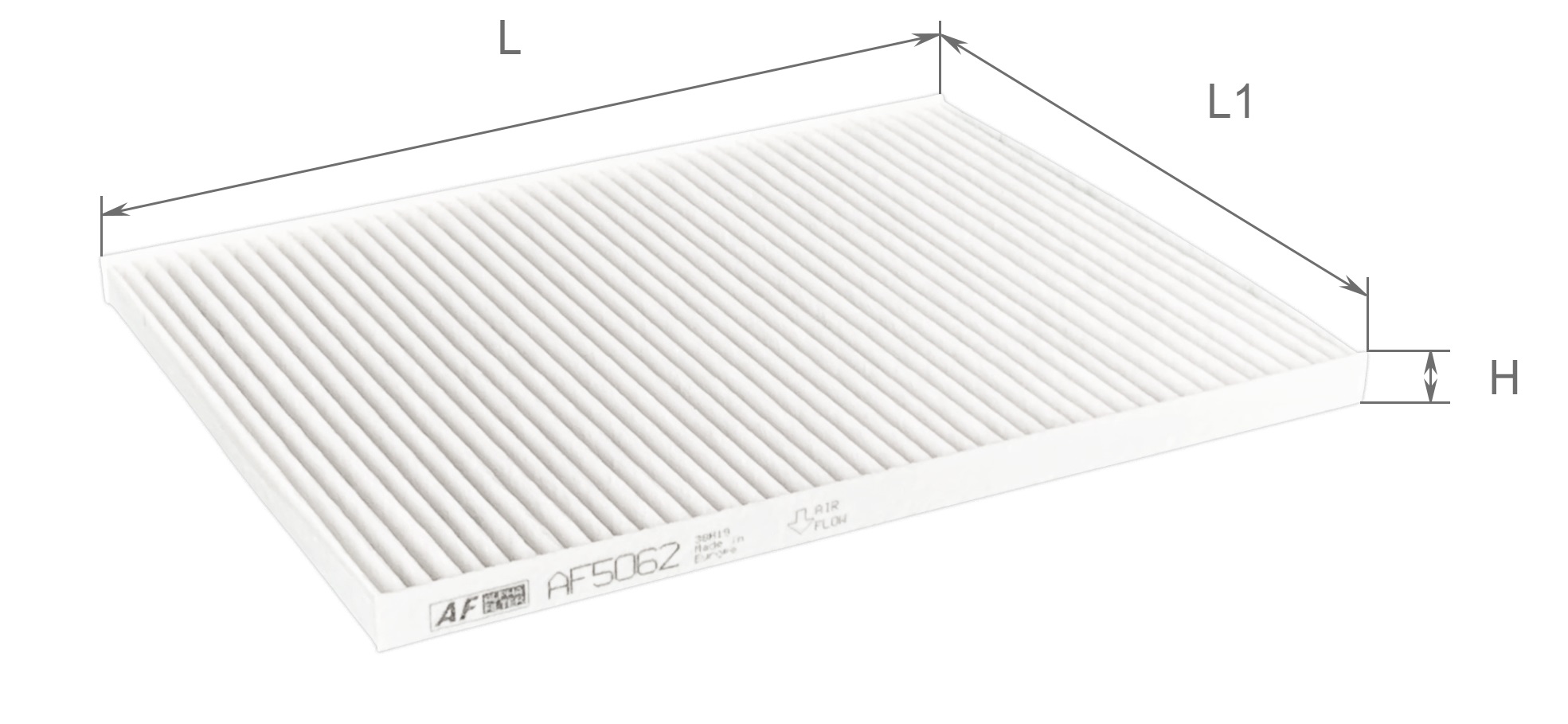 Елемент фільтруючий повітряний салону, модель AF5062 ТМ 