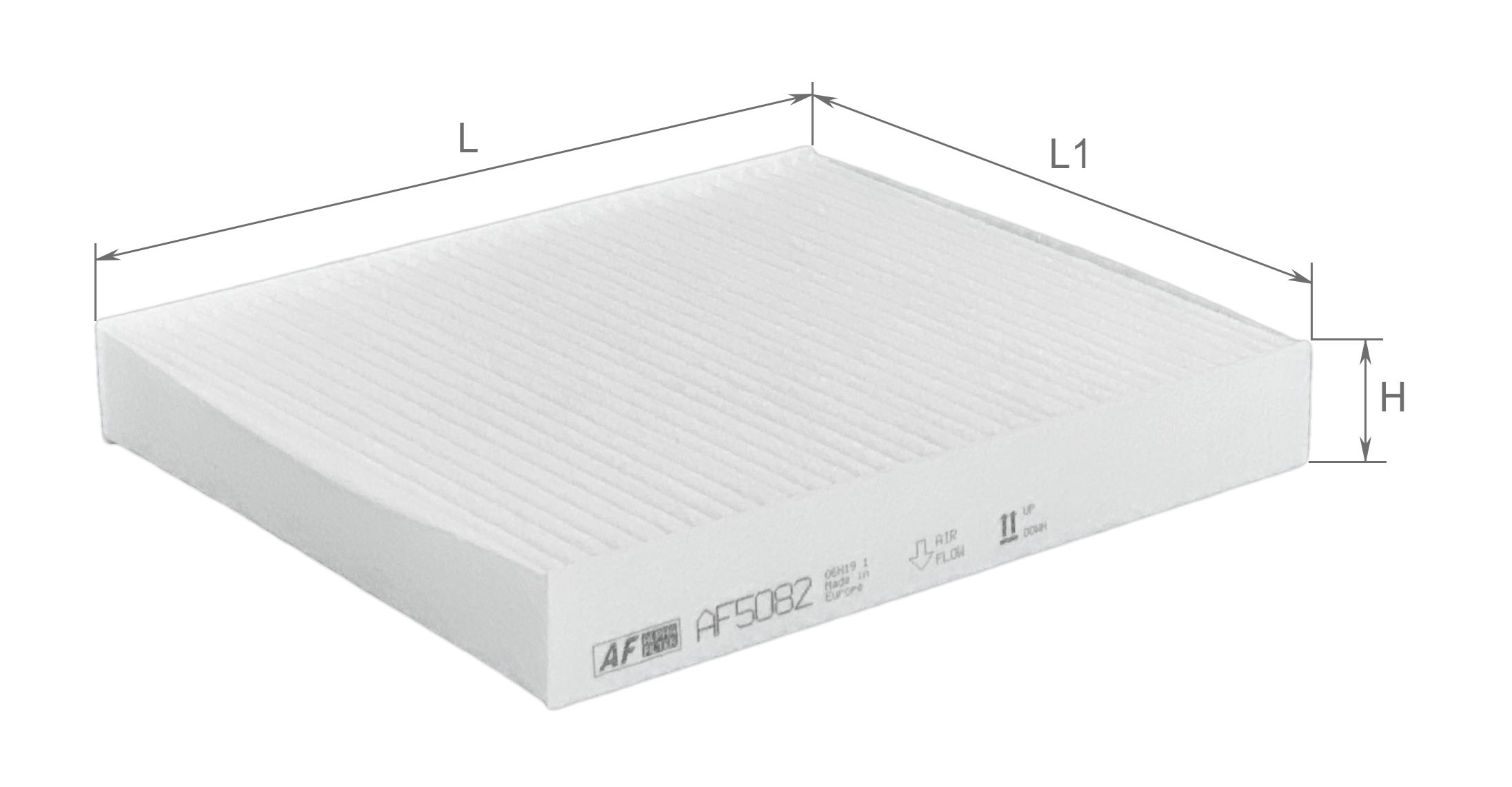 Елемент фільтруючий повітряний салону, модель AF5082, ТМ