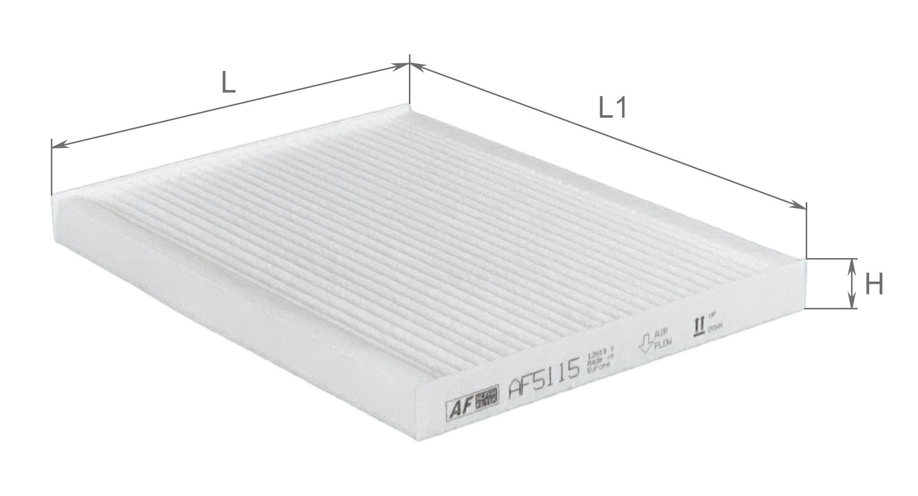Елемент фільтруючий повітряний салону, модель AF5115, ТМ