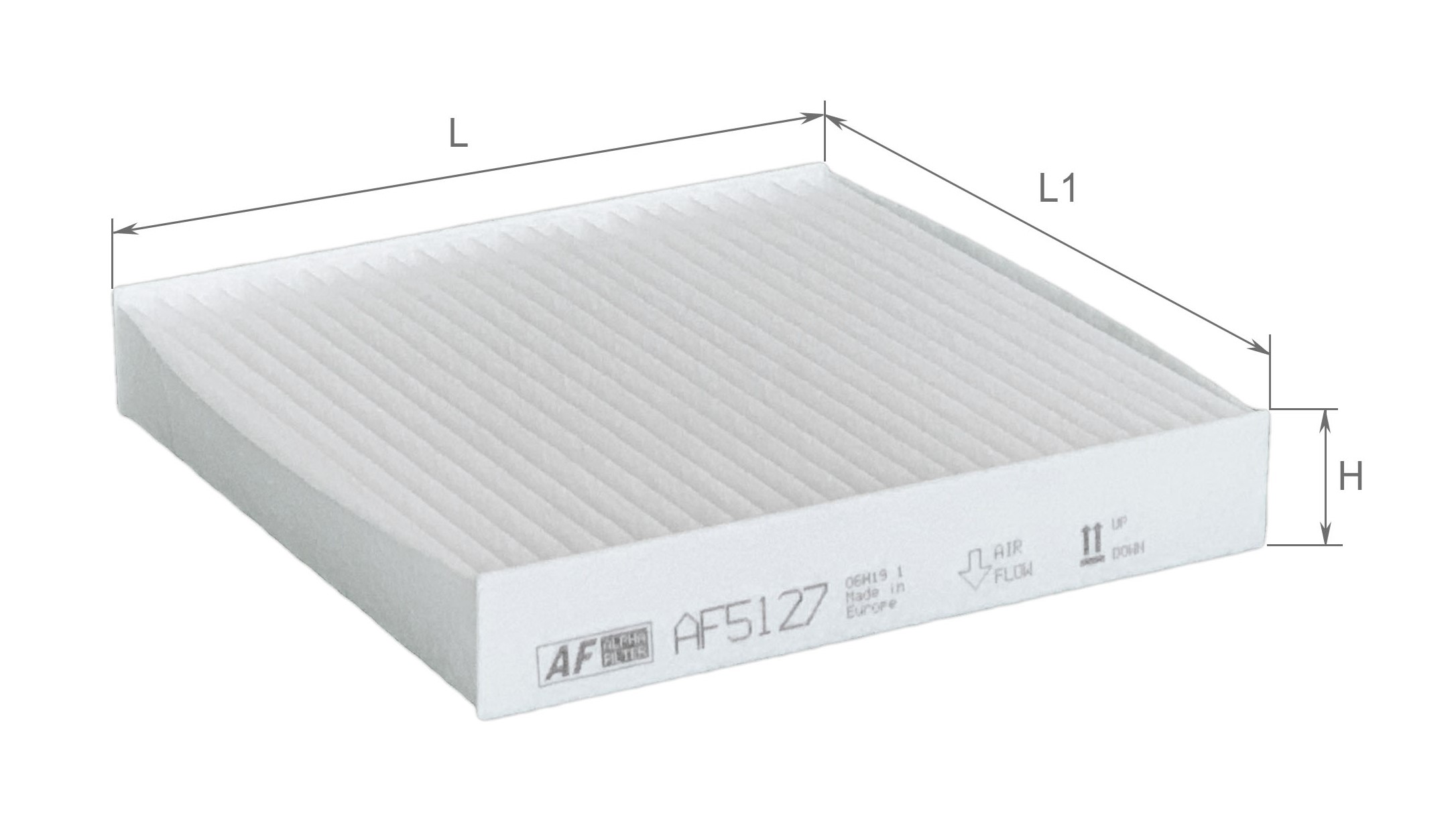 Елемент фільтруючий повітряний салону, модель AF5127, ТМ 
