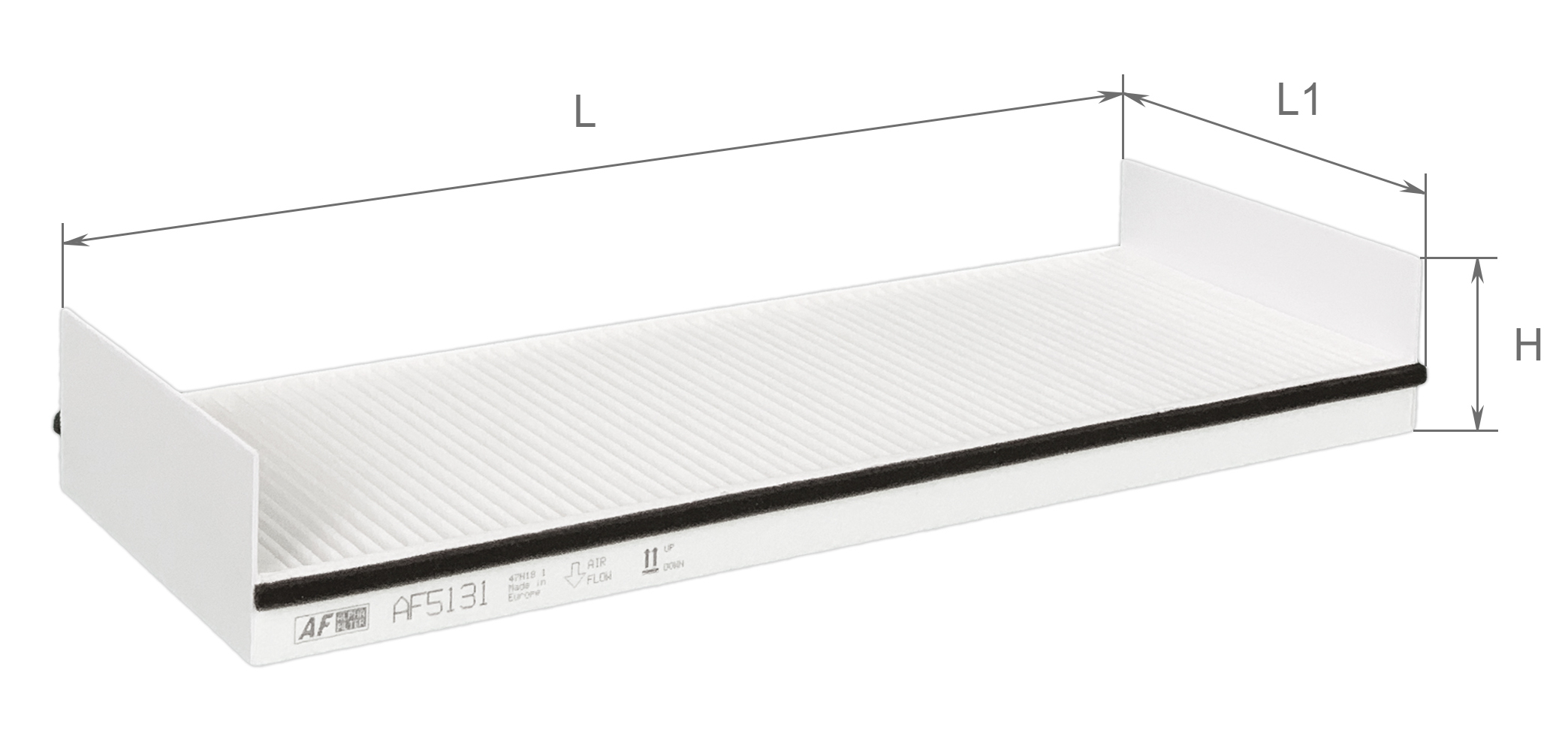 Елемент фільтруючий повітряний салону, модель AF5131, ТМ