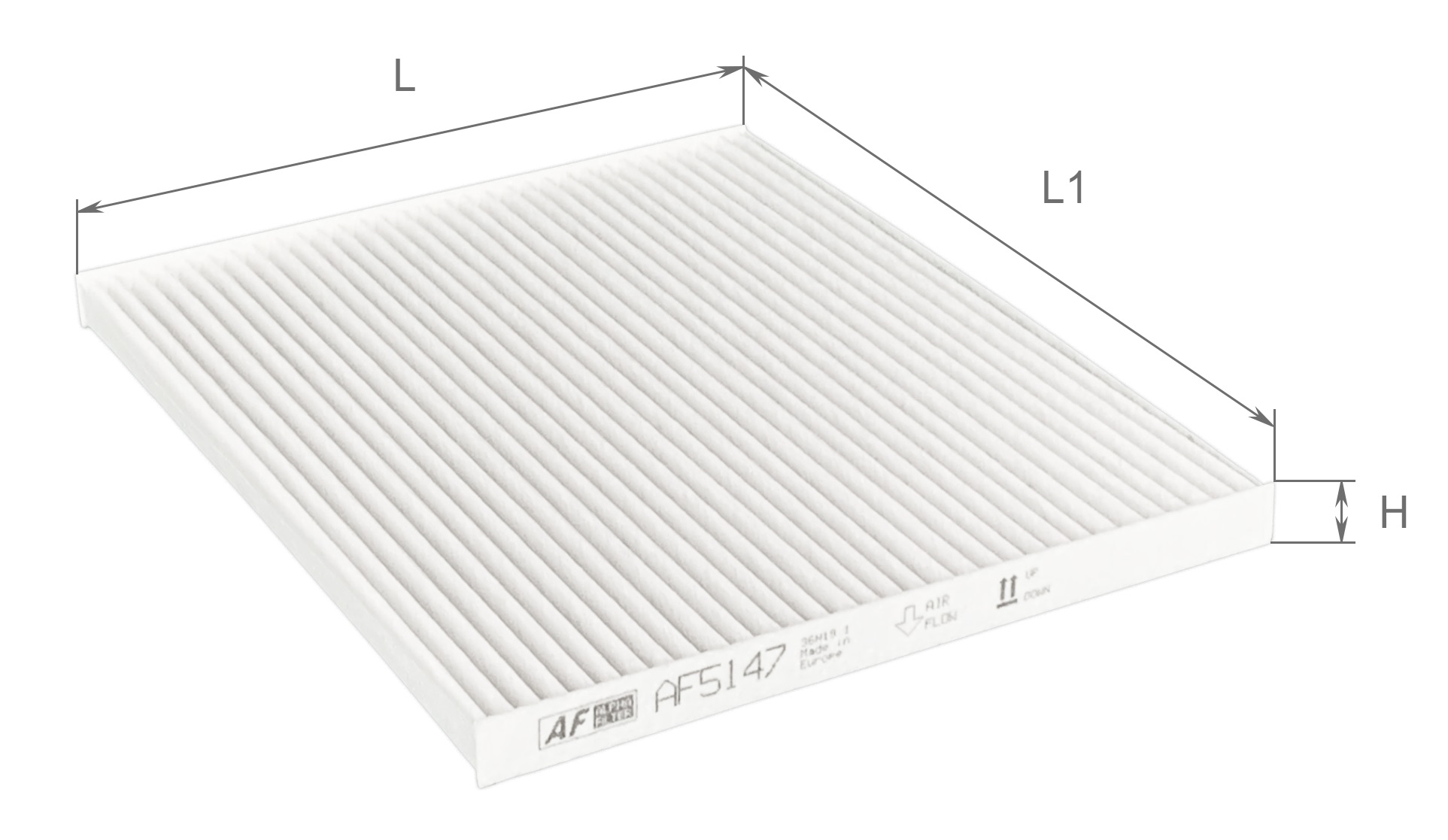 Елемент фільтруючий повітряний салону, модель AF5147 ТМ