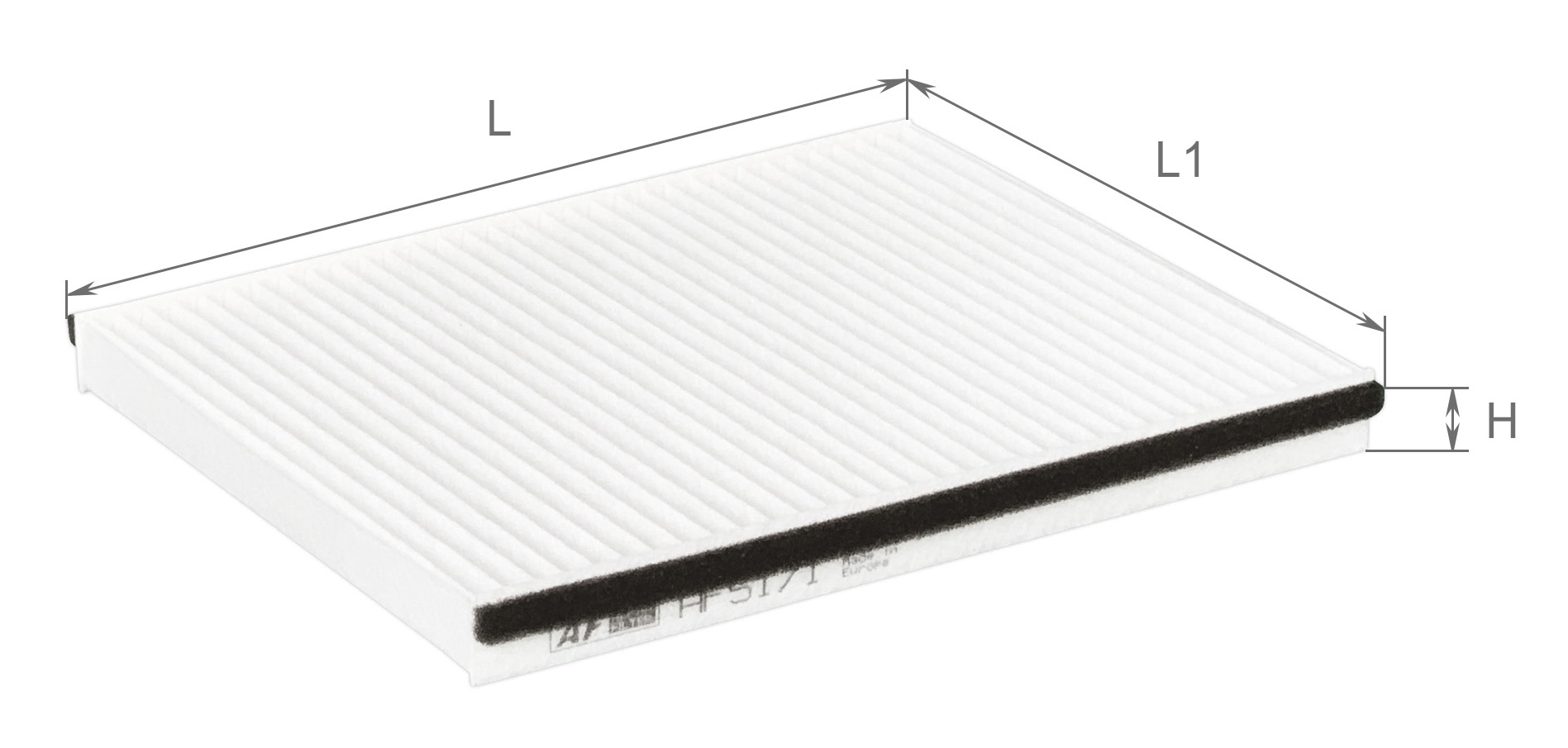 Елемент фільтруючий повітряний салону, модель AF5171 ТМ