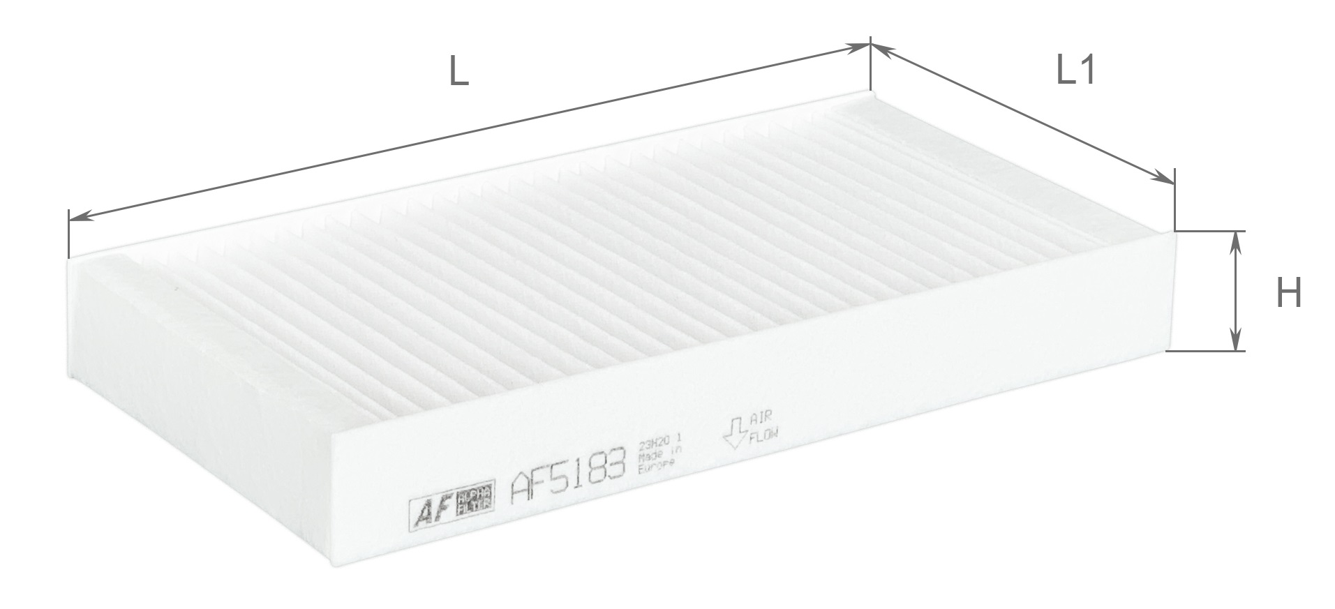 Елемент фільтруючий повітряний салону, модель AF5183 ТМ 