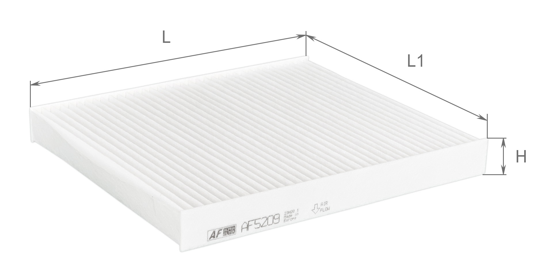 Елемент фільтруючий повітряний салону, модель AF5209 ТМ 