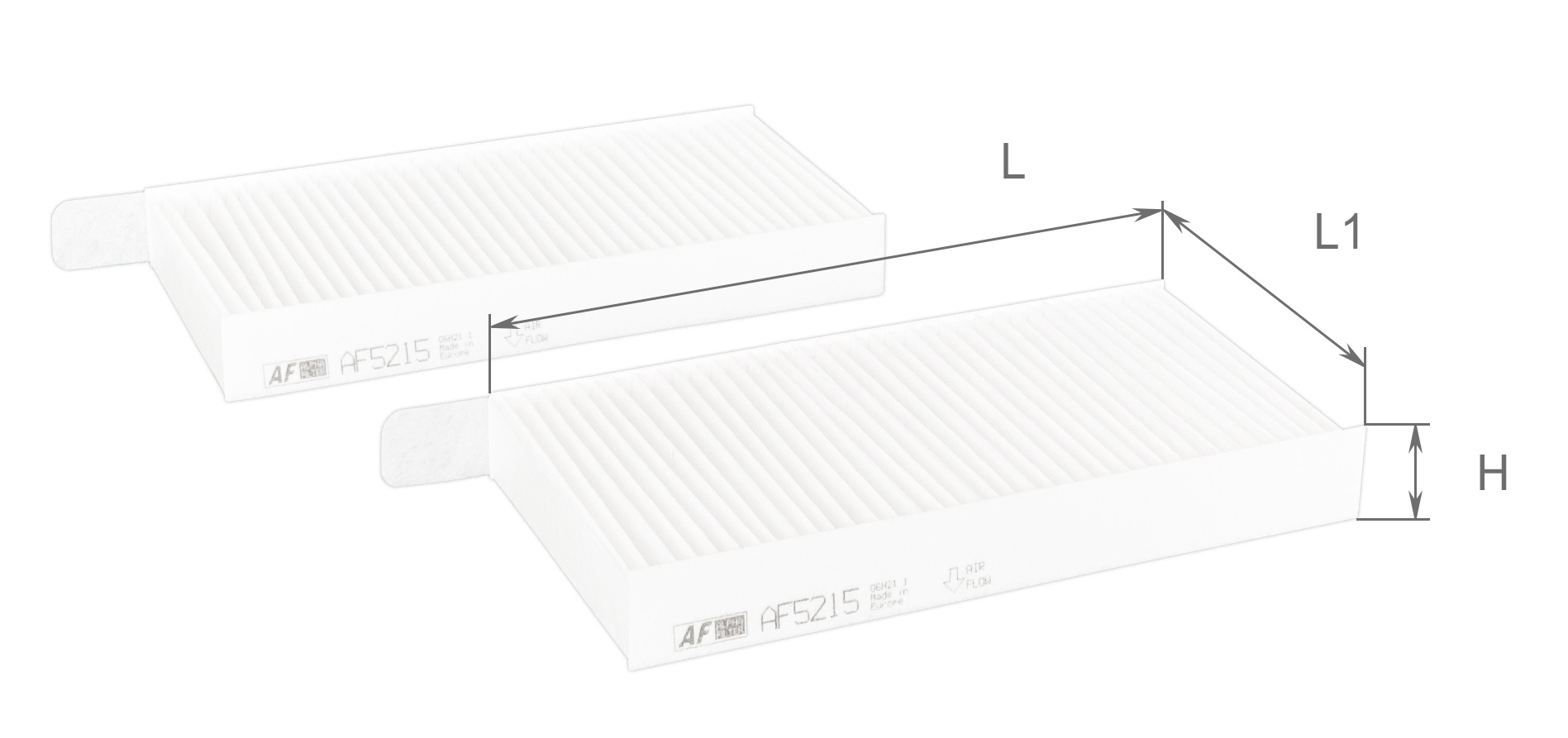 Елемент фільтруючий повітряний салону, модель AF5215 ТМ 