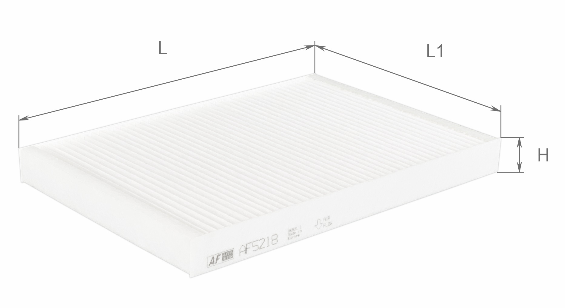 Елемент фільтруючий повітряний салону, модель AF5218 ТМ