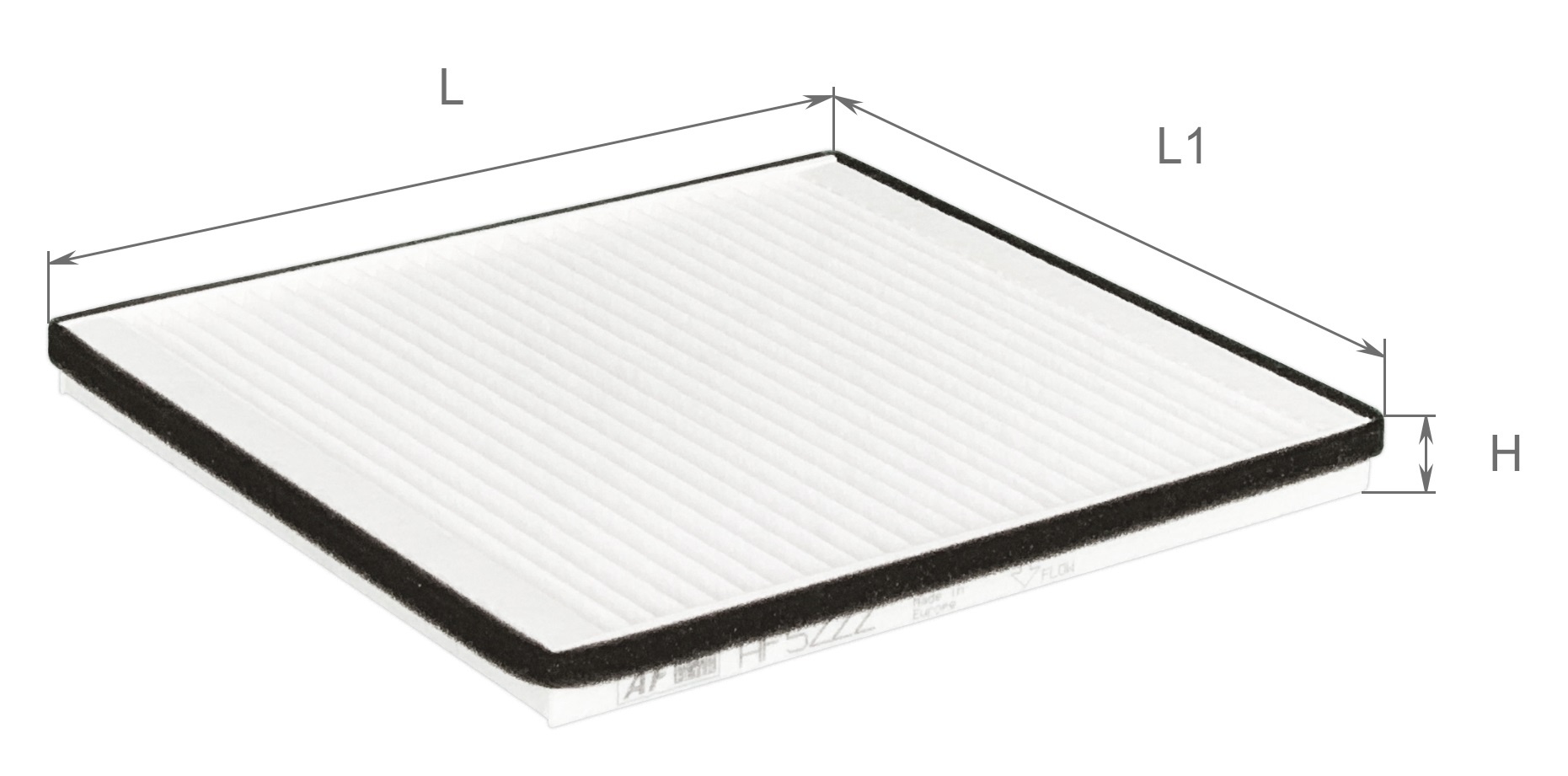 Елемент фільтруючий повітряний салону, модель AF5222 ТМ 