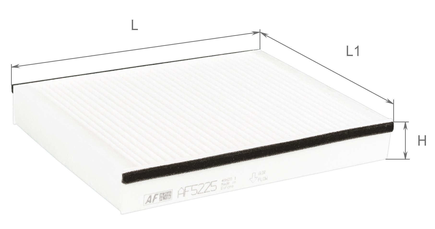 Елемент фільтруючий повітряний салону, модель AF5225 ТМ