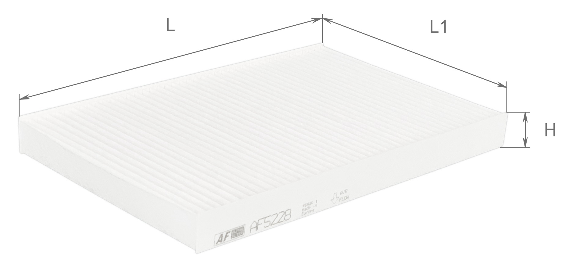Елемент фільтруючий повітряний салону, модель AF5228 ТМ