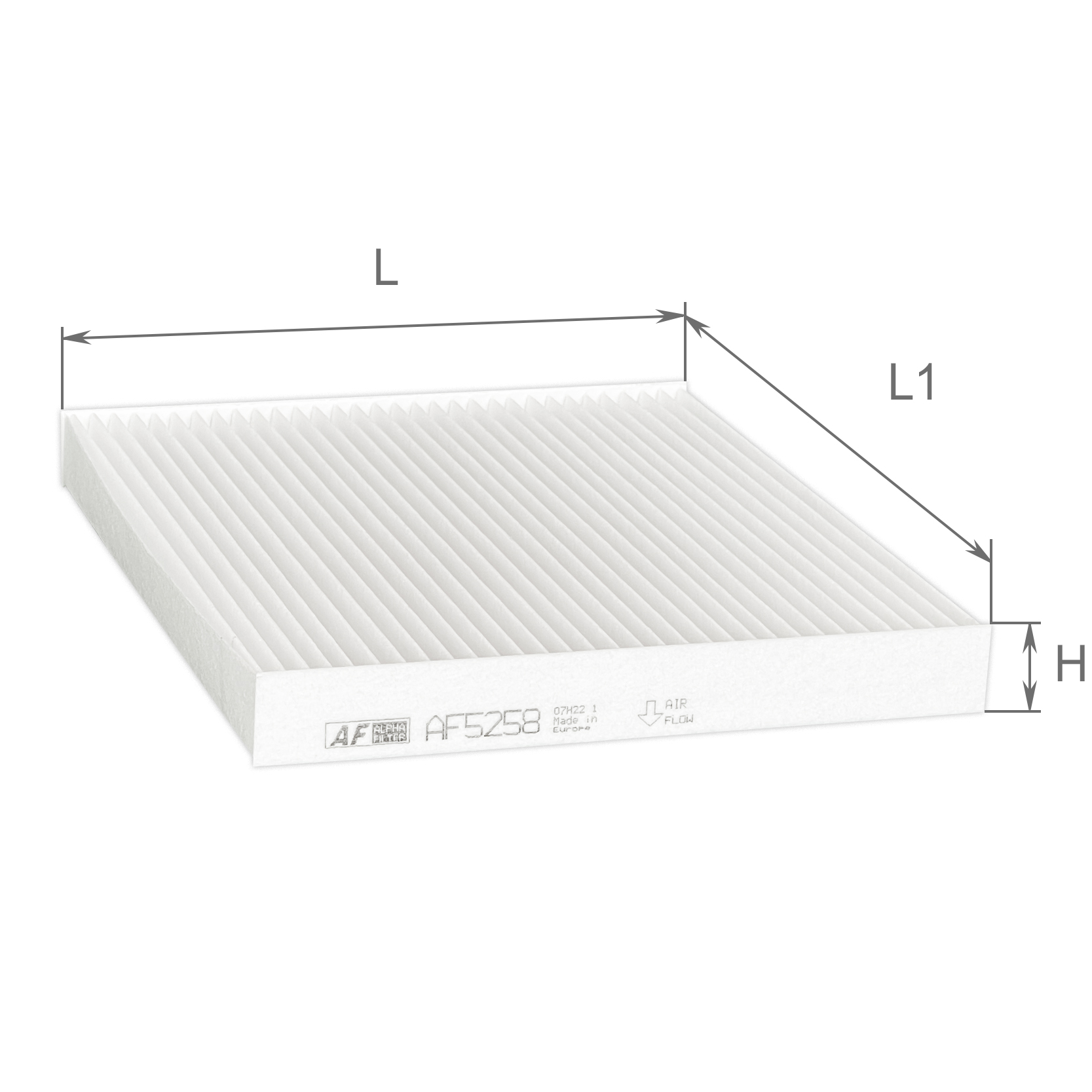Елемент фільтруючий повітряний салону, модель AF5258 ТМ