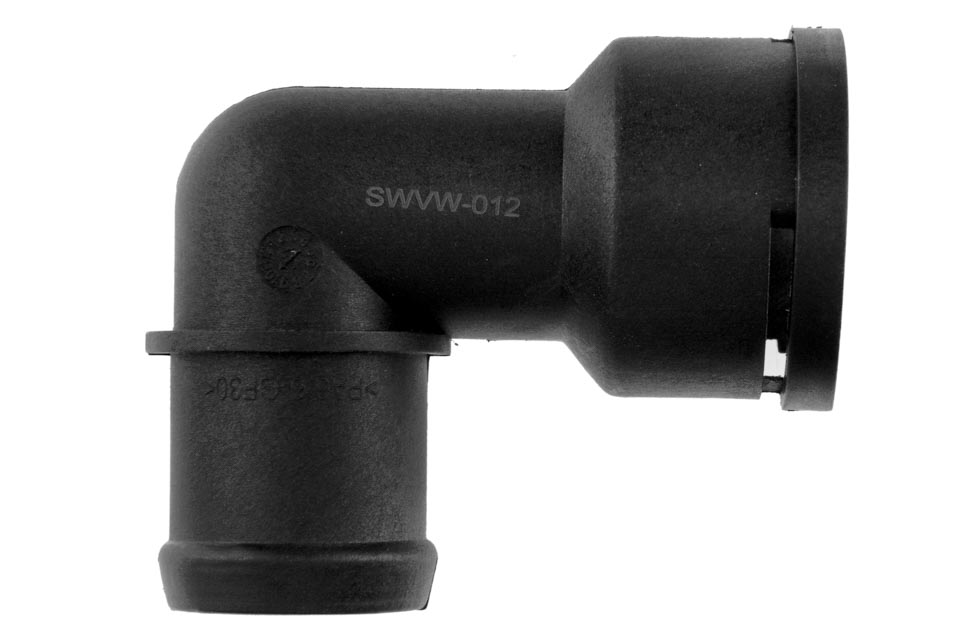 Фланец системы охлаждения: vw golf iii 1.6, 1.8, 1.9 sdi, 2.0, 2.0 gti, 91-97, sharan 1.9 tdi, 2.0 95-10, seat ibiza ii 1.6, 1.8, 1.9tdi, 2.0 93-96,