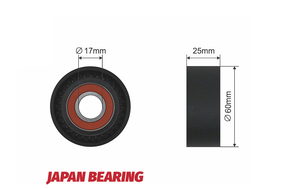 Ролик натяжителя ручейкового ремня, citroen berlingo