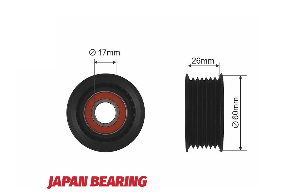 Ролик ручейкового ремня suzuki grand vitara ii 1.9d 10.05 -02.15